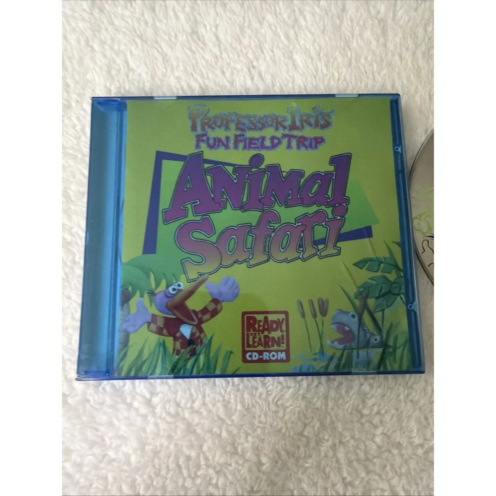 Professor Iris Animal Safari Fun Field Trip PC CD ROM WIN MAC 1994 Ready Set Lea